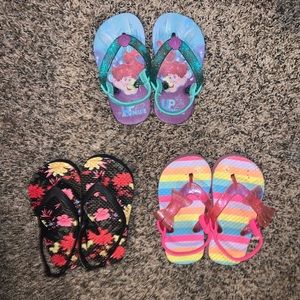 Little Girls Flip Flops 🏝️